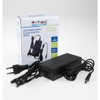 VT-23061 Alimentatore switching stabilizzato 60W 12V 5A jack 2.1mm Plug&play - SKU 3239-Leggi tutto
