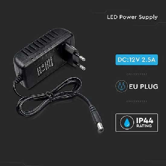 VT-23032 Alimentatore switching stabilizzato 30W 12V 2.5A jack 2.1mm Plug&play - SKU 2671-Leggi tutto