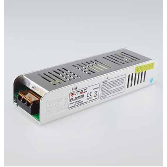 VT-20155D Alimentatore slim in metallo 150W 24V 6.25A IP20 tric dimmerabile - SKU 3258-Leggi tutto