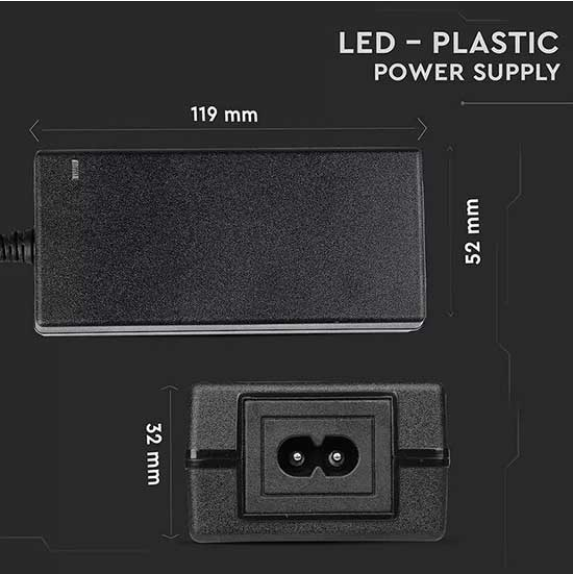 VT-23043 Alimentatore switching stabilizzato 42W 12V 3.5A jack 2.1mm Plug&play - SKU 3249-Leggi tutto