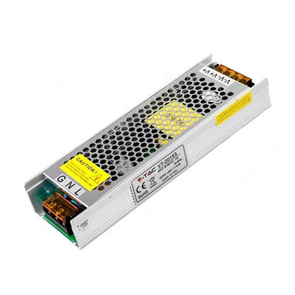 V -20153 Alimentation en métal mince 150W 24V 6.5A IP20 avec bornes à vis - SKU 3253-Lire la description