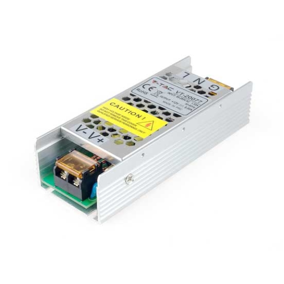 VT-20077 Alimentatore SLIM in metallo 75W 12V 6A IP20 con morsetti a vite - SKU 3247-Leggi tutto