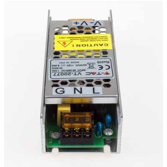 VT-20077 Alimentatore SLIM in metallo 75W 12V 6A IP20 con morsetti a vite - SKU 3247-Leggi tutto