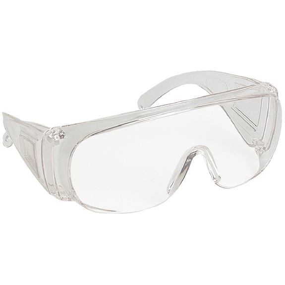 Coverguard - Lunette de sécurité incolore avec monture en polycarbonate VISILUX (Pack de 10)-Lire la description