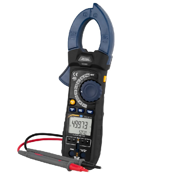 PCE Instruments Strommesszange PCE-DC 50 mit zwei Typ-K Eingängen |Strommessung bis 1000 A |Spannungsmessung bis 600 V-Beschreibung lesen
