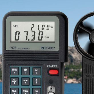 Flügelrad-Anemometer PCE-007-Beschreibung lesen