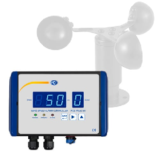 Wind Speed Alarm Controller PCE-WSAC 50-220-Beschreibung lesen