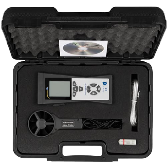 Anemometer PCE-VA 11 Messbereich 0,4 ... 30 m/s |MAX MIN Hold-Funktion |USB Schnittstelle-Beschreibung lesen