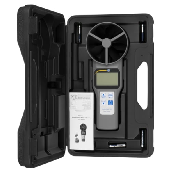 PCE Instruments Anemometer PCE-VA 20 |Windgeschwindigkeit |Volumenstrom |Temperatur |Luftfeuchtigkeit-Beschreibung lesen