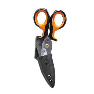 Forbici per elettricisti con profili a fresa graduata in acciaio inossidabile con custodia  1128BSX-Leggi tutto