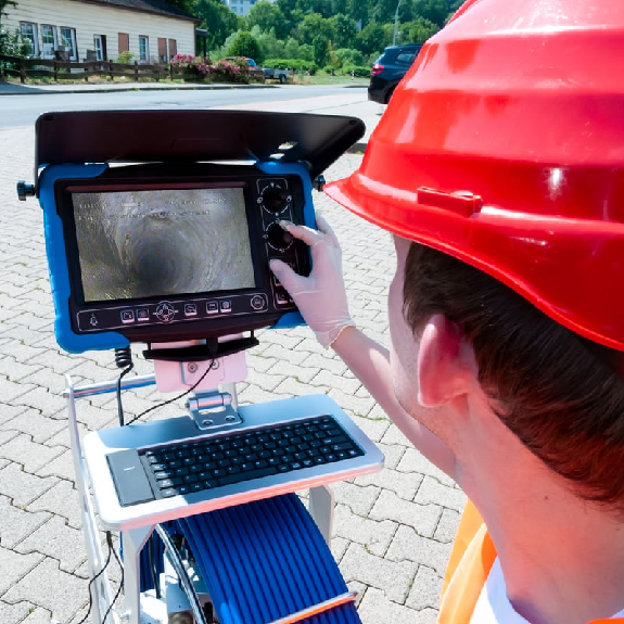 PCE Instruments Videoendoskop speziell für Rohre PCE-PIC 60 Kamerakopfdurchmesser 60 mm |Kabellänge 60 m-Beschreibung lesen