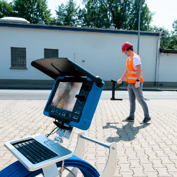 PCE Instruments Videoendoskop speziell für Rohre PCE-PIC 60 Kamerakopfdurchmesser 60 mm |Kabellänge 60 m-Beschreibung lesen