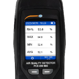 PCE Instruments Mesureur de la qualité de lair intérieur PCE-EM 880-Lire la description