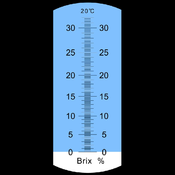 PCE Instruments Brix Refraktometer  PCE-032-LED Messbereich 0 ... 32 % Brix |Auflösung 0,2% Brix |Genauigkeit ± 0,2%-Beschreibung lesen