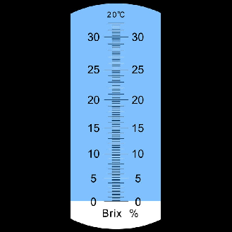 PCE Instruments Brix Refraktometer  PCE-032-LED Messbereich 0 ... 32 % Brix |Auflösung 0,2% Brix |Genauigkeit ± 0,2%-Beschreibung lesen