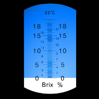 PCE Instruments Refraktometer  PCE-018 Messbereich 0...18 % Brix |Auflösung 0,1 % |Genauigkeit ±0,1 %-Beschreibung lesen