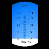 PCE Instruments Refraktometer  PCE-018 Messbereich 0...18 % Brix |Auflösung 0,1 % |Genauigkeit ±0,1 %