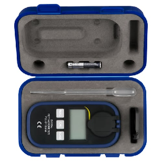 PCE Instruments Digitales Refraktometer  PCE-DRH 1 Messparameter Brix |Wassergehalt |Bé |Refraktionsindex-Beschreibung lesen