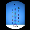 PCE Instruments Refraktometer  PCE-010 Messung niedriger Konzentrationen & Elmusionen |Messbereich 0 ... 10 % Brix