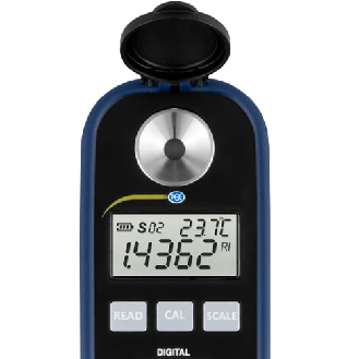 PCE Instruments Digitales Refraktometer  PCE-DRB 1 Messparameter Brix |Brechungsindex-Beschreibung lesen
