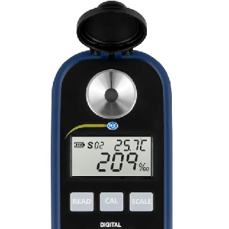 PCE Instruments Digitales Refraktometer  PCE-DRC 2 Messparameter Brix |Refraktionsindex-Beschreibung lesen
