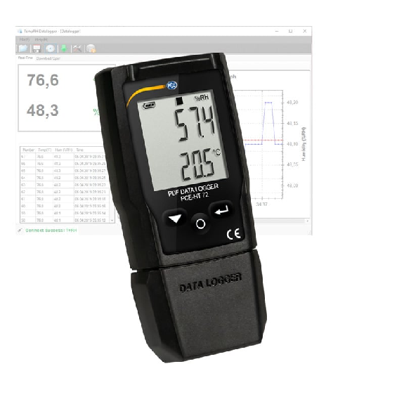 PCE Instruments Datenlogger PCE-HT 72 |Messbereich Temp.: -30  60 °C |Datenlogger-Beschreibung lesen