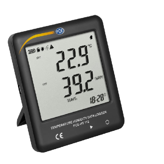 PCE Instruments Temperatur-Feuchtelogger PCE-HT 112 für Temperatur und Feuchte |Speicher für 25920 Messwerte-Beschreibung lesen