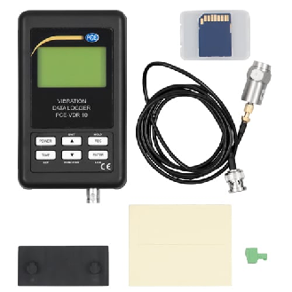 Vibrations-Datenlogger PCE-VDR 10 Messbereich 0,5 ...199,9 m/s² |RS-232 |USB-Beschreibung lesen