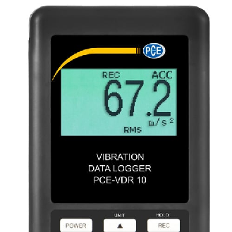 Vibrations-Datenlogger PCE-VDR 10 Messbereich 0,5 ...199,9 m/s² |RS-232 |USB-Beschreibung lesen