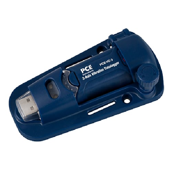 PCE Instruments 3-Achsen-Vibrations-Datenlogger PCE-VD 3 |inkl. 8Mbit Speicherkapazität (168042 Speicherpunkte)-Beschreibung lesen