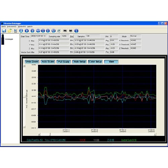 PCE Instruments 3-Achsen-Vibrations-Datenlogger PCE-VD 3 |inkl. 8Mbit Speicherkapazität (168042 Speicherpunkte)-Beschreibung lesen