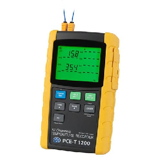 12-Kanal-Datenlogger-Thermometer PCE-T 1200-Beschreibung lesen