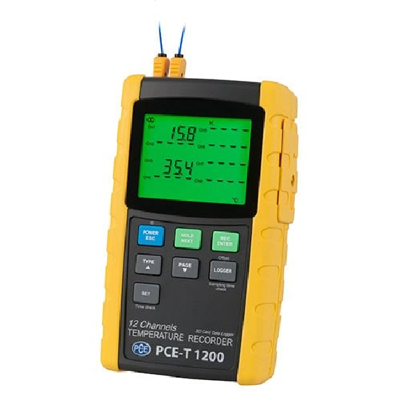 12-Kanal-Datenlogger-Thermometer PCE-T 1200 12-Kanal-Datenlogger-Thermometer PCE-T 1200-Beschreibung lesen