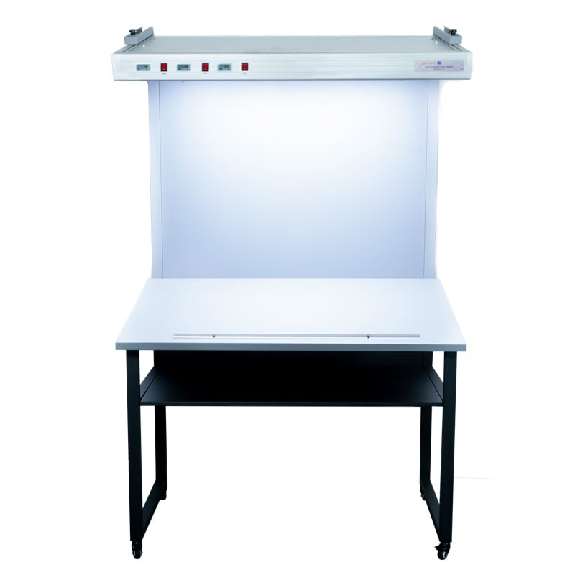 Farbkabine PCE-CIC 20 | Lichtarten D75, D65, D50 / LED | horizontale und vertikale Betrachtung-Beschreibung lesen