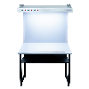 Farbkabine PCE-CIC 20 | Lichtarten D75, D65, D50 / LED | horizontale und vertikale Betrachtung