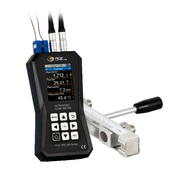 Ultraschall-Durchflussmessgerät PCE-TDS 200+ SR Ultraschall-Durchflussmessgerät PCE-TDS 200+ SR-Beschreibung lesen