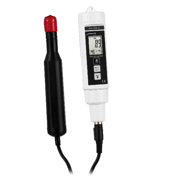 PCE Instruments Mesureur de oxygène PCE-DOM 20 |Plage de mesure jusqu'à 20 mg/l |Pour l'analyse de l'oxygène-Leer más