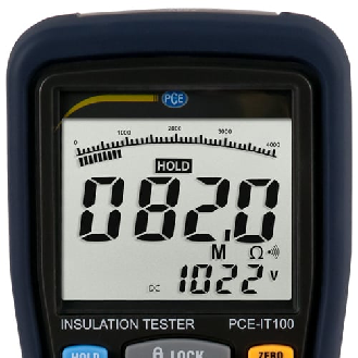 PCE Instruments Isolationstester PCE-IT100 AC-Spannung (40  400 Hz) 750V |DC-Spannung 1000V |EN 61010-1 |CAT III 1000 V-Beschreibung lesen