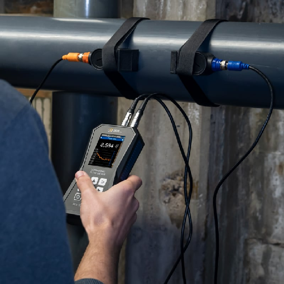 Ultraschall-Durchflussmessgerät PCE-TDS 200 SML-Beschreibung lesen