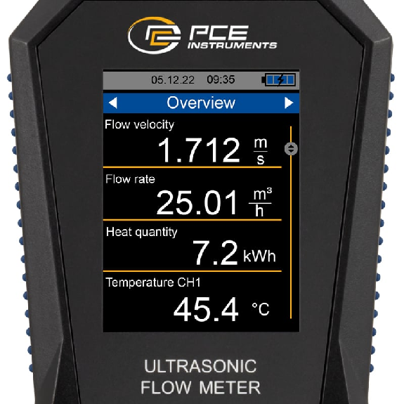 Ultraschall-Durchflussmessgerät PCE-TDS 200 SML-Beschreibung lesen