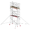 Altrex Fahrgerüst RS Tower 41 PLUS Aluminium ohne Safe-Quick mit Holz-Plattform 6,20m AH breit 0,90x1,85m Altrex Fahrgerüst RS Tower 41 PLUS Aluminium ohne Safe-Quick mit Holz-Plattform 6,20m AH breit 0,90x1,85m