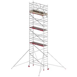 Altrex Fahrgerüst RS Tower 41 Alu mit Holz-Plattform 9,20m AH breit 0,75x2,45m-Beschreibung lesen