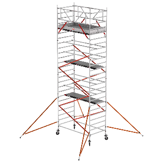 Altrex Fahrgerüst RS Tower 52 Aluminium mit Holz-Plattform 8,20m AH 1,35x2,45m-Beschreibung lesen