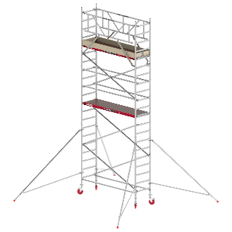 Altrex Fahrgerüst RS Tower 41 Alu mit Holz-Plattform 7,20m AH breit 0,75x2,45m-Beschreibung lesen