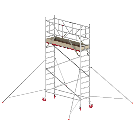 Altrex Fahrgerüst RS Tower 41 Alu mit Holz-Plattform 5,20m AH breit 0,75x2,45m-Beschreibung lesen