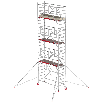 Altrex Fahrgerüst RS Tower 41 PLUS Aluminium mit Safe-Quick und Holz-Plattform 8,20m AH breit 0,90x2,45m-Beschreibung lesen
