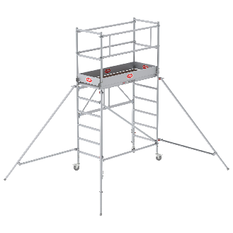 Altrex Klappgerüst RS Tower 34 Aluminium 0,75x1,65m schmal 3,80m Arbeitshöhe-Beschreibung lesen