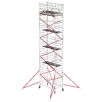 Altrex Fahrgerüst RS Tower 52 Aluminium mit Fiber-Deck Plattform 12,20m AH 1,35x3,05m-Beschreibung lesen