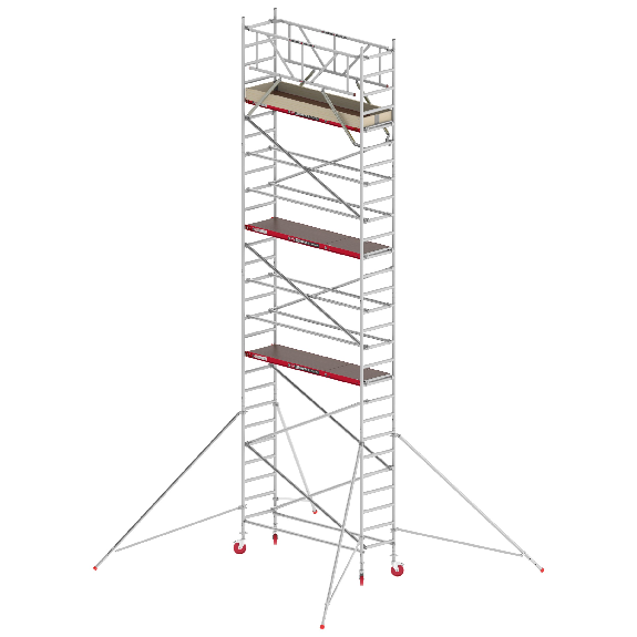Altrex Fahrgerüst RS Tower 41 Alu mit Holz-Plattform 9,20m AH breit 0,75x1,85m-Beschreibung lesen