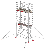 Altrex Fahrgerüst RS Tower 41 PLUS Aluminium mit Safe-Quick und Holz-Plattform 6,20m AH breit 0,90x2,45m